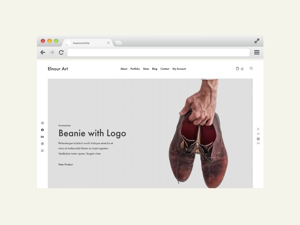 elnourart – WordPress sayt-by-etaks-2 elnourart.com - Elnour Art üçün etaks tərəfindən hazırlanmış portfolio, bloq tipli WordPress Sayt