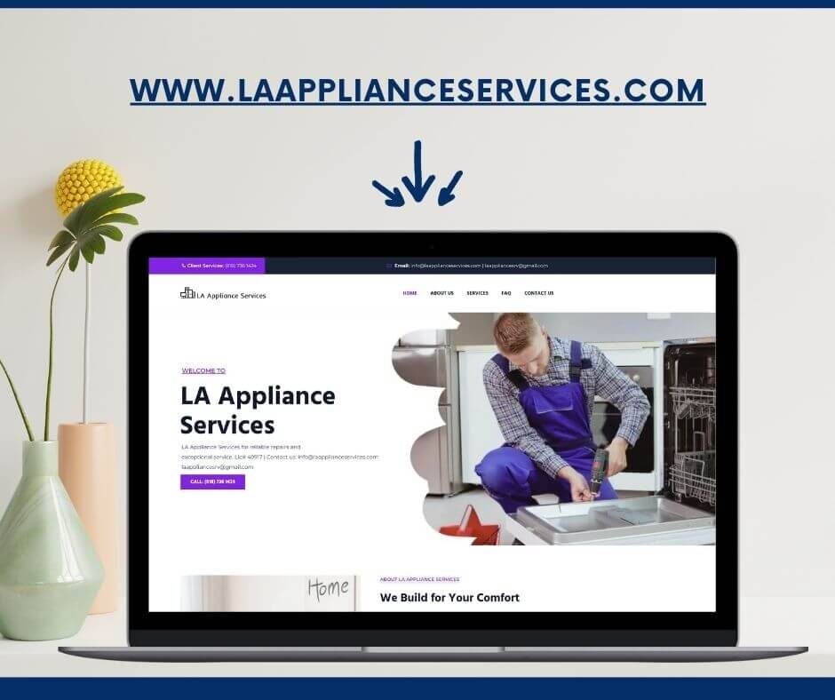 Elevating Digital Presence - A Sneak Peek into Our Latest Project, LaApplianceServices - wordpress, plugin