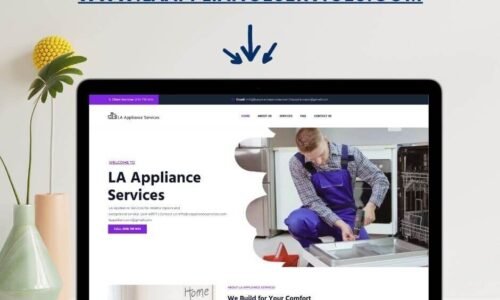 Elevating Digital Presence: A Sneak Peek into Our Latest Project, LaApplianceServices.com 2024