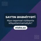 Saytın əhəmiyyəti: Niyə rəqəmsal vizitkartla kifayətlənməməliyik?